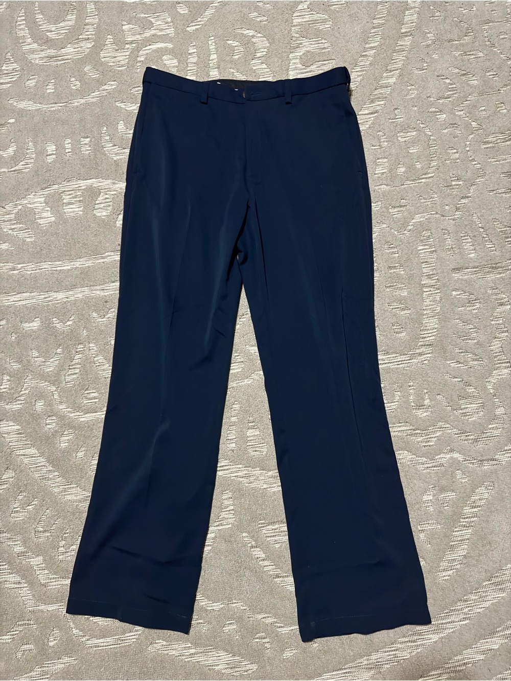 Haggar Cool 18® Solid 4-Way Stretch Navy Pants